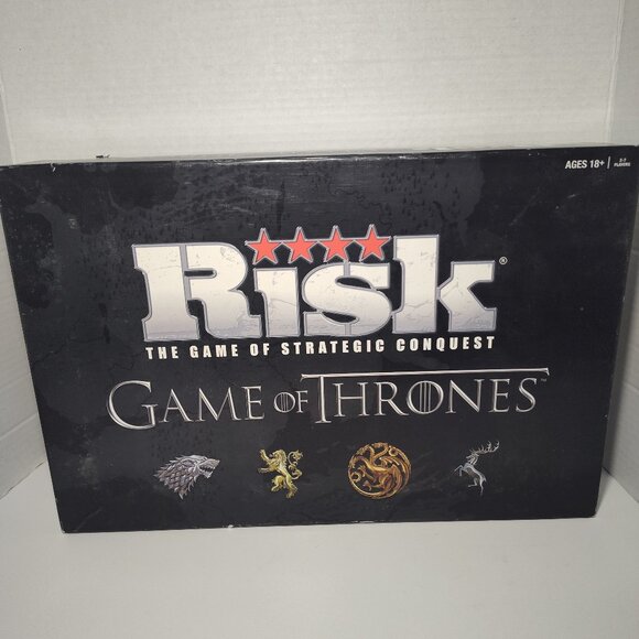 RISK GAME OF THRONES HBO 2015 BOARD GAME 100% COMPLETE USAOPOLY HASBRO - Picture 1 of 7